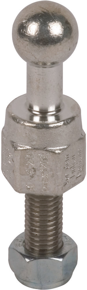Dehn Feste Kugelspitze mit Gewindebolzen und Mutter M12x25mm - 755225