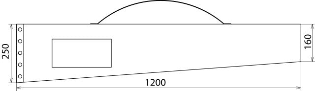 Dehn Kunstleder Tasche 1200x250x160mm - 766601