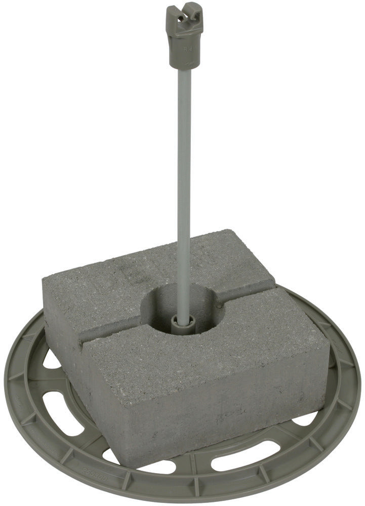 DEHN DLH With Base Plate - Concrete Block And Spacer Bar - 253115