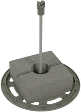 DEHN DLH With Base Plate - Concrete Block And Spacer Bar - 253115