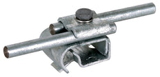 Dehn Dachrinnenklammer mit Doppelklemme für Rd 8-10mm Wulst 16-22mm - 339050 [2 Stück]