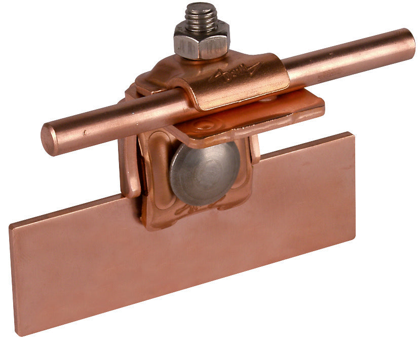 Dehn Sattelklemme Cu gewinkelt mit Klemmrahmen 0,7-8mm - 365057
