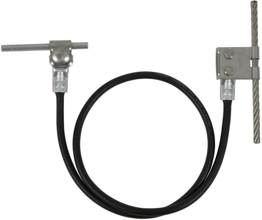 Dehn Sicherheitsseil-Anschluss-Set 16mm2 L 1000mm Cu - Öse D 8mm StSt - 365519
