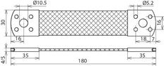 Dehn Bridging Braid Cu 50mm2 L 180mm - 377007