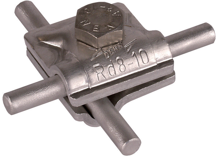 Dehn MV Klemme Al für Rd 8-10mm mit Sechskantschraube - 390051 [2 Stück]