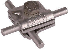 Dehn MV Klemme Al für Rd 8-10mm mit Sechskantschraube - 390051 [2 Stück]
