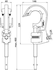 Dehn-Phasen-Schraubklemme für Anschlusselement PK1 - 784301