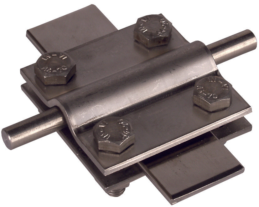 Dehn-Kreuzstück Edelstahl für Fl 30/30mm Rd 8-10/Fl 30mm - 318209