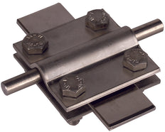 Dehn-Kreuzstück Edelstahl für Fl 30/30mm Rd 8-10/Fl 30mm - 318209