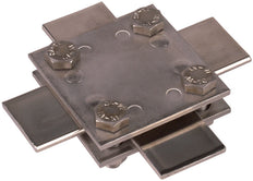 Dehn Quereinheit StSt V4A für FL 30/30mm Abmessung 60x60mm - 318233