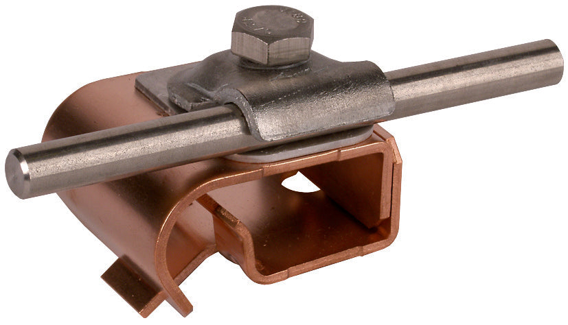 Dehn Bimetall-Dachrinnenschelle mit Doppelklemme Cu-St/TZN - 339167