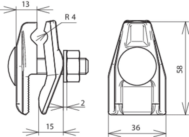 Dehn Anschlussklemme AK 7.10 FRM10X45 KBF0.4 12 RG - 371007