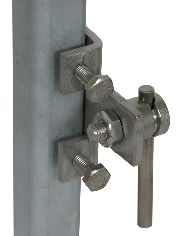 Dehn-Schelle Edelstahl horizontal mit KS-Anschluss - 372259