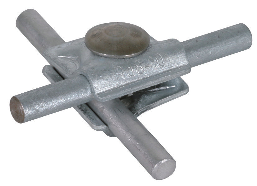 Dehn MV-Klemme für Rd 8-10mm mit M10x35mm Flachrundschraube und Mutter - 390060 [2 Stück]