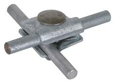 Dehn MV-Klemme für Rd 8-10mm mit M10x35mm Flachrundschraube und Mutter - 390060 [2 Stück]