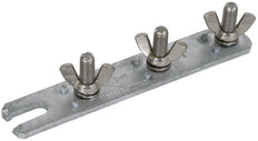 Dehn 3-polige Erdungssammelschiene M10 mit Flügelmutter - 799019