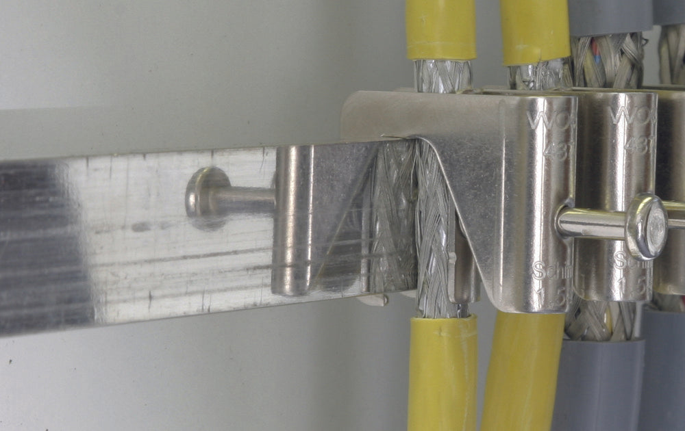 Dehn Stromschiene 18x3mm Cu/Sn L 1000mm Überspannungsschutz - 919016