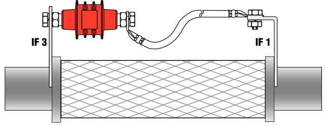 Isolating Spark Gap With Threaded Screws For Ex Area - 923100