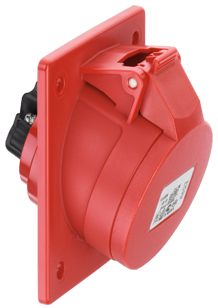ABL CEE Flanged Socket 3 Pole 16A 230V IP44 20 Degree Blue - F31S220