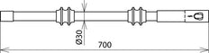 Dehn M12 Isolierelement mit Gewindebuchse und Steckkupplung - 766114