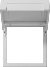 Gira Montagerahmen-System 55 grau mit Abdeckplatte - 2658015