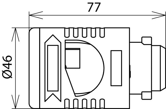 Dehn CUI Kopf 20 Schneiden Abisolierwerkzeug - 597020