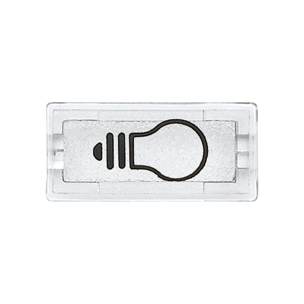 Schneider Electric Rechteckiges Transparentes Licht Symbol - MTN395669 [5 Stück]