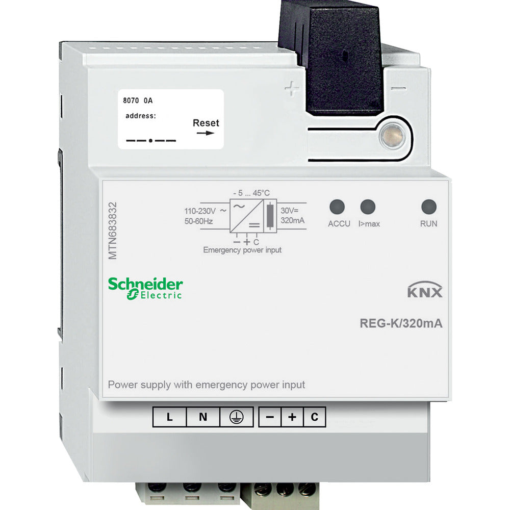 Schneider Electric KNX Netzgerät 320mA mit Notstromeingang - MTN683832