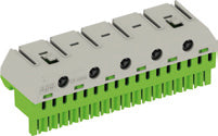 ABB ZK175G PE-Klemme 17x1,5-4mm und 5x25mm Schraubenlos - 1SPE007715F9716