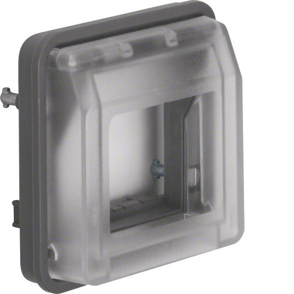 Hager Berker Systo W.1 Multimedia Adapter Grau - 18213500