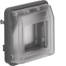 Hager Berker Systo W.1 Multimedia Adapter Grau - 18213500