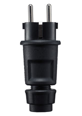 ABL Schwarzer 3-poliger geerdeter Stecker IP44 3x2.5mm - 1519-100 [2 Stück]