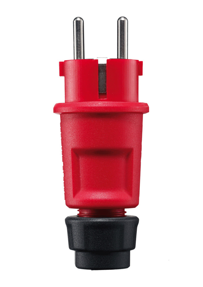 ABL 1519140 Roter Stecker mit Schutzkontakt IP44 Thermoplast - 1519-140 [2 Stück]