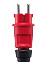 ABL 1519140 Roter Stecker mit Schutzkontakt IP44 Thermoplast - 1519-140 [2 Stück]