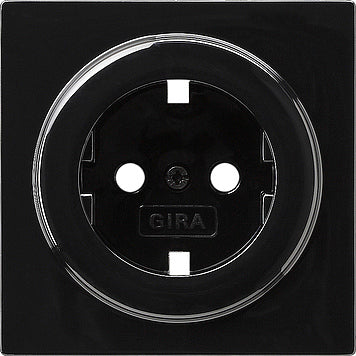 Gira Abdeckung für Steckdose S-Color Schwarz - 092047
