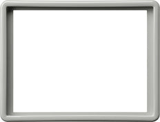 Gira Abdeckrahmen 2fach Steckdose S-Farbe grau - 093442 [2 Stück]