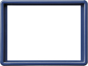 Gira S-Color Blau Abdeckrahmen für Doppelwandsteckdose - 093446