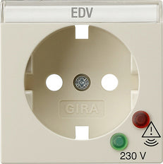 Gira System 55 Schuko Socket Overvoltage Protection Cover - 144101