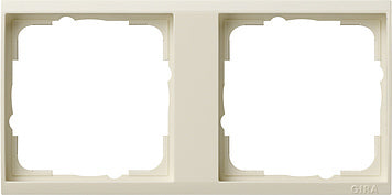 Gira Event Clear 2-Way Frame Creme White - 1462721 [2 pieces]