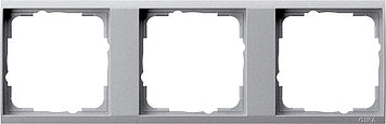 Gira 3-Wege-Zwischenrahmen Event Klar Aluminium - 1463726