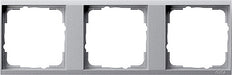 Gira 3-Wege-Zwischenrahmen Event Klar Aluminium - 1463726
