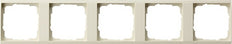 Gira Event Klarer 5-Fach-Zwischenrahmen Creme-Weiß - 1465721