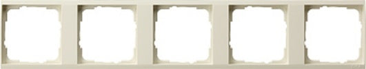 Gira Event Clear 5-Way Intermediate Frame Cream White - 1465721