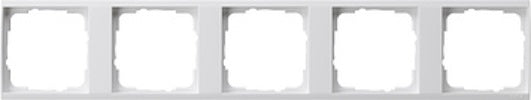 Gira 5-Fold Event Clear Frame Intermediate White - 1465723