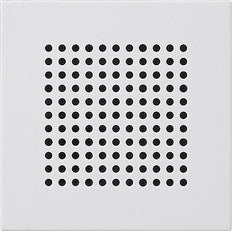 Gira System 55 Reinweiß Matte Lautsprecherabdeckung - 248327