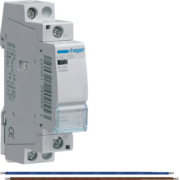 Hager Vision Erweiterungsset Magnetschalter 25A 1M 230V - VKS18SR