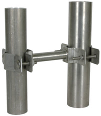 Dehn Edelstahl-Befestigungsschelle für Rohre D40/45-65mm mit Distanzstück L95mm - 105162