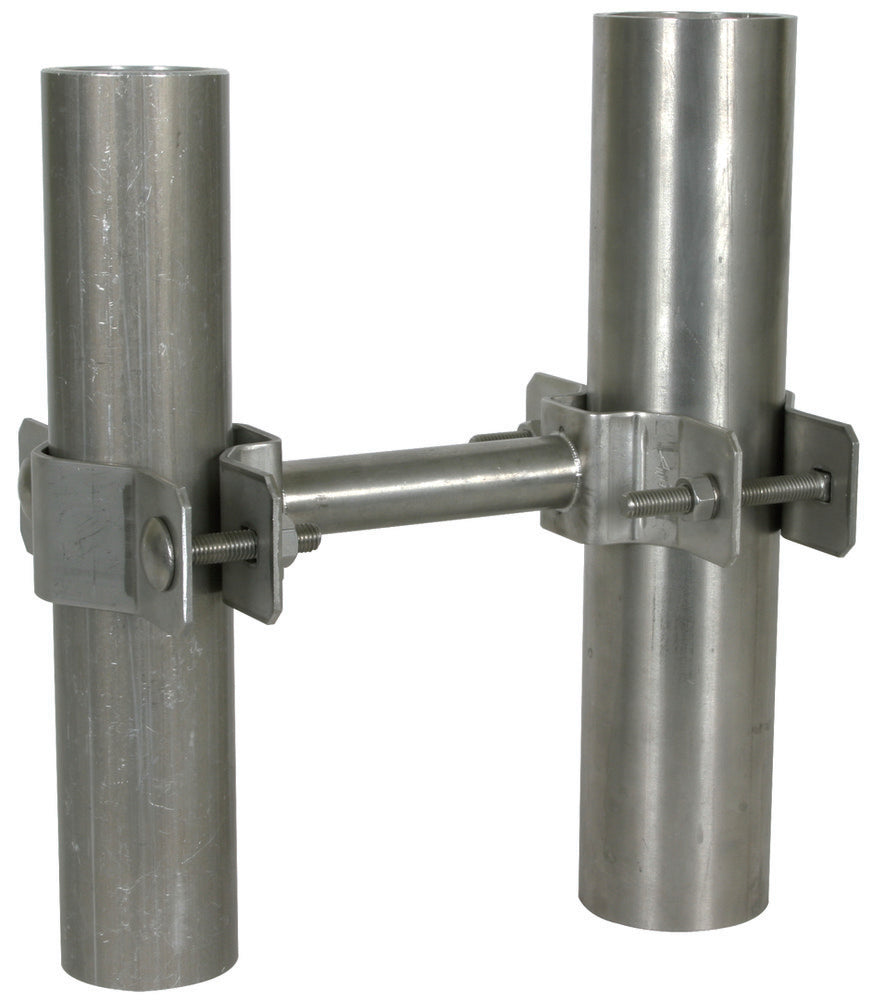 Dehn Stainless Steel Fixing Clamp For Tubes D40/45-65mm With Spacer L95mm - 105162