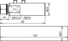 Dehn Connection Element For HVI Long Conductor With Mounting Material - 819197