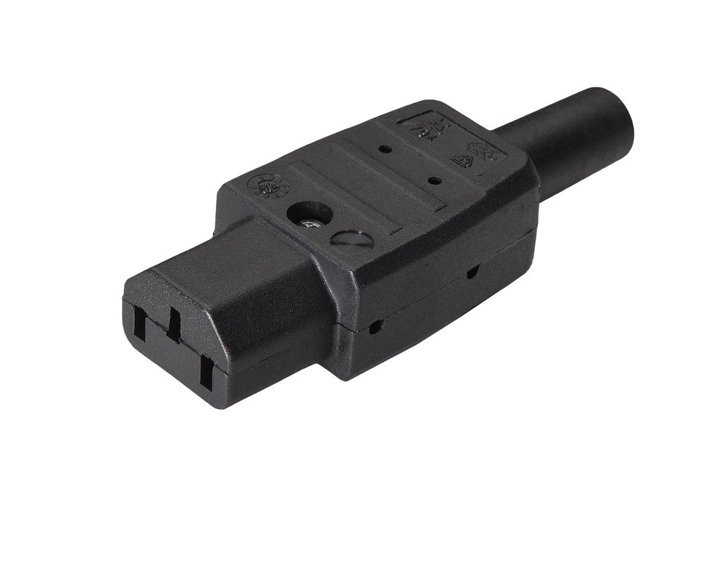 Martin Kaiser MK IEC C13 70 degrees Appliance Socket 10A Earthing Cont Cable Entry - 794/mgT/sw [25 Pieces]